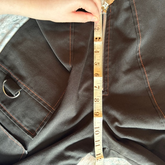 The Ragged Priest Y2K Baggy Cargo Pants Sz S Contrast Stitching Mall Goth Emo - Picture 14 of 16